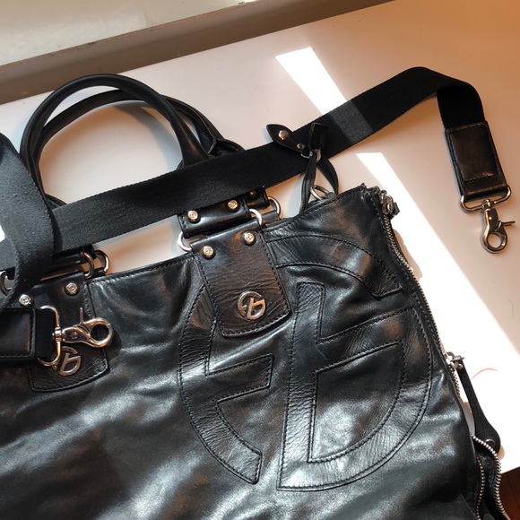 Large black Francesco Biasco bag - Picture 4 of 5